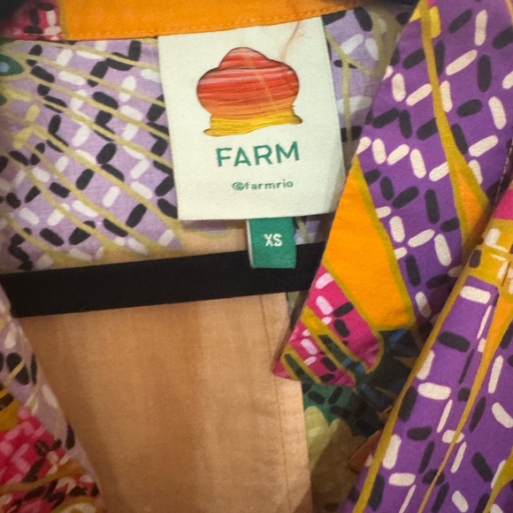 NEW FARM Rio Beaded Macaws Orange MiniDress in Size XS, NWOT - Picture 6 of 6